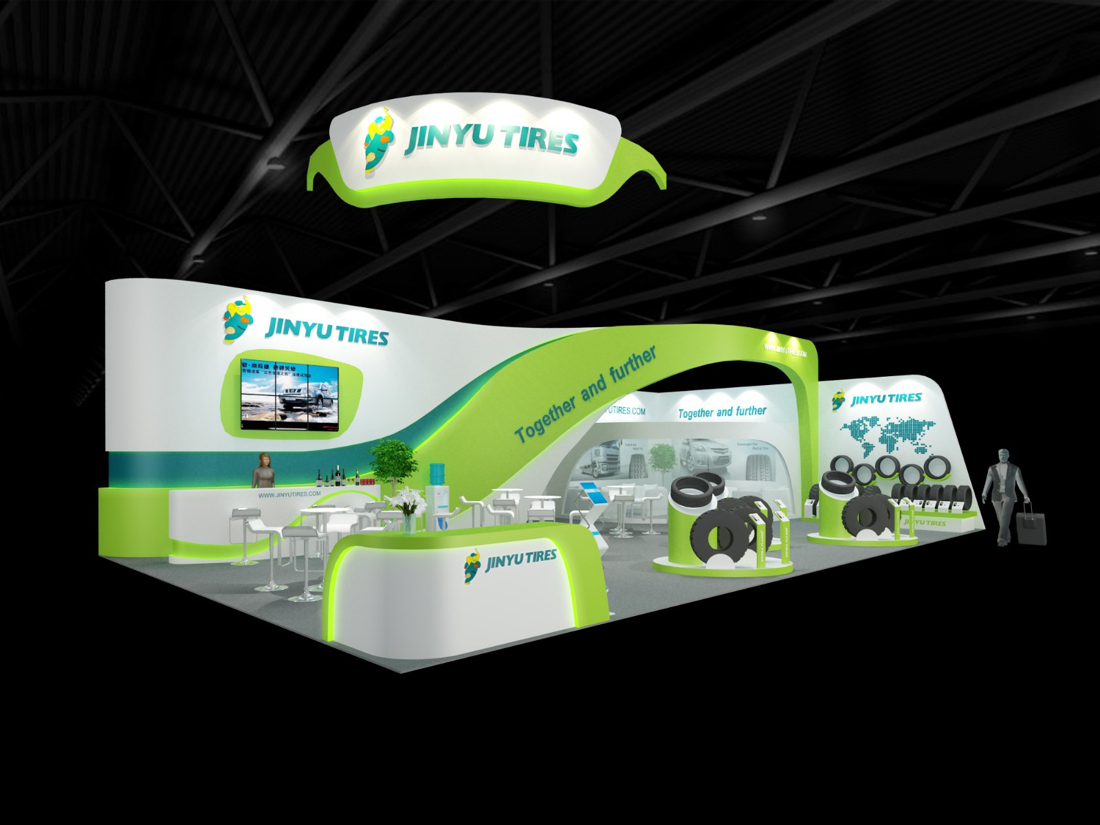 金宇輪胎展臺(tái)設(shè)計(jì)